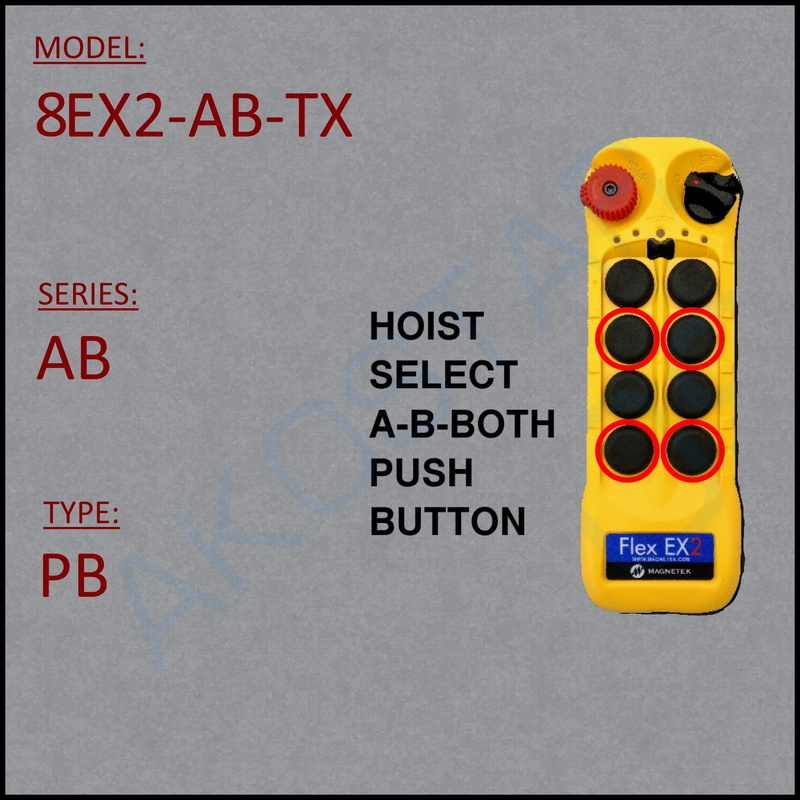 Spare TX for Flex 8EX2-AB (w/ PB-AB)