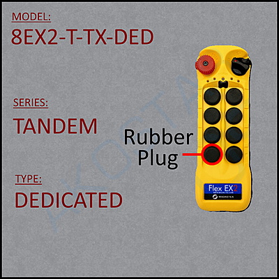 Spare TX for Flex 8EX2-TANDEM (Ded. w/ plug)