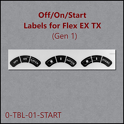 Gen1 Standard Label Sheet for Start Switch