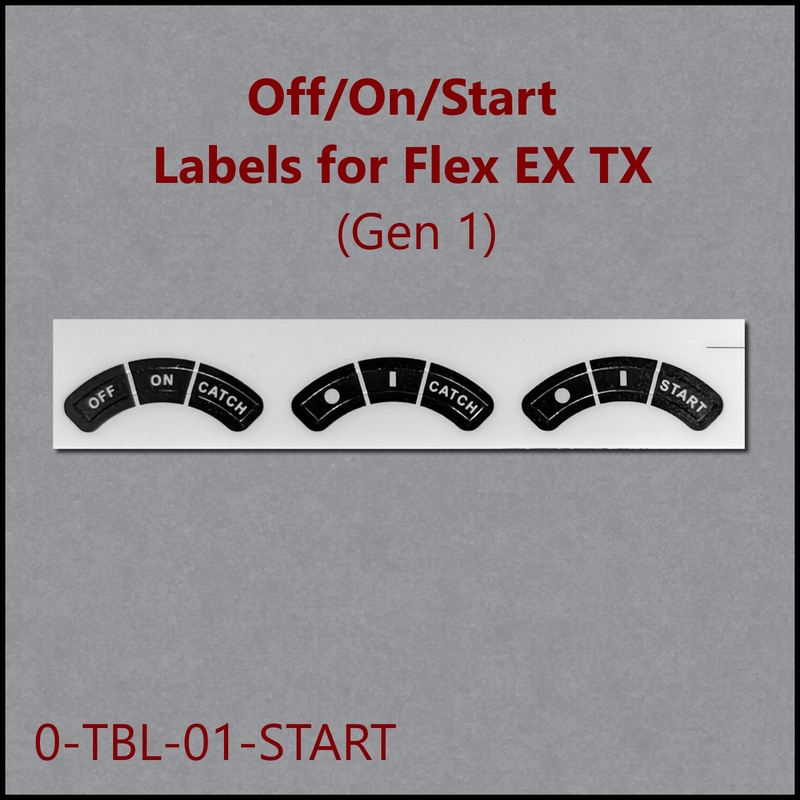 Gen1 Standard Label Sheet for Start Switch